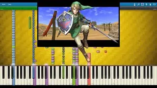 Zelda Ocarina Of Time - Gerudo Valley Synthesia