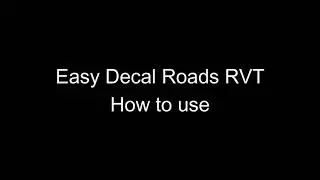 Easy Decal Roads RVT - How to use