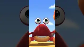 Meet Crabby the Crab🦀 ! #blippi #blippiwonders #shorts