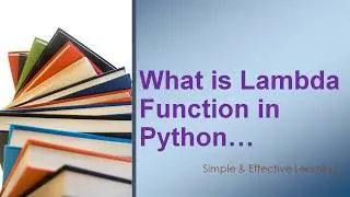 What is Lambda function in Python || Lambda function in Python || Python Lambda || Lambda Function