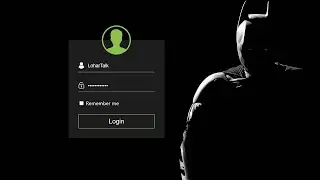 How To Create Login Form Using Only HTML & CSS