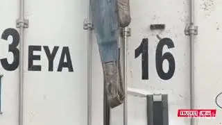 Terrible accident on the autobahn, the truck driver is alive