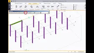 Beam Wire framing/Placement along Reference lines/Gridlines with smarter Snap switches toolbar