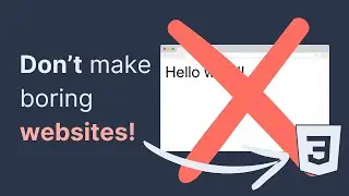 How to make beautiful websites. An intro to Cascading Style Sheets.