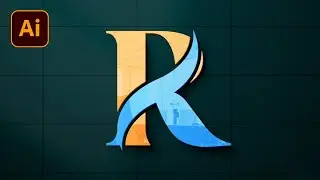 Logo Design - Letter Logo Design Illustrator | R Letter Logo | Adobe Illustrator CC