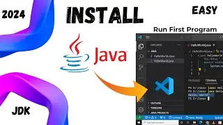 How to Install Java On Windows 10/11 [2024 Updated] | Run First Java Program in VS Code ✅💻