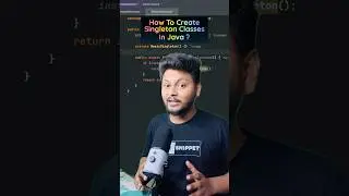 Singleton Classes In Java 