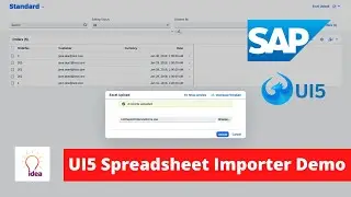 UI5 Spreadsheet Importer Demo | UI5 | SAP