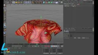 Cinema 4D создания эффекта ткани