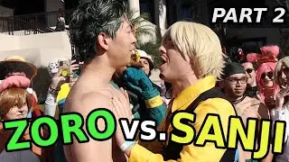 ZORO VS. SANJI #2 || ANIME ROAST BATTLE (ft. 