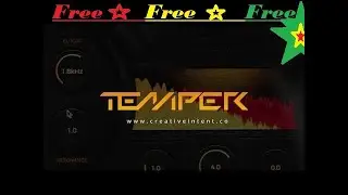 Vst FREE - Temper - Modern Digital Distortion ( plugin featuring a rich Saturation ) Grátis