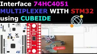 Interface 74HC4051 multiplexer with STM32 || CubeIDE || HAL