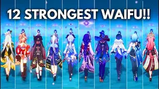 12 STRONGEST WAIFU !! BEST NUKE SHOWCASE [ Genshin Impact ]