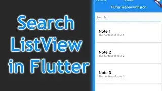 Searching a ListView with JSON data in Flutter - Programming Addict