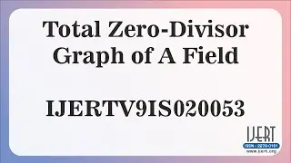 Total Zero-Divisor Graph of A Field