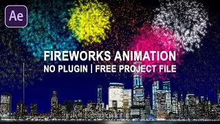 Firework Particles Animation in After Effect Tutorial | No Plugin Required