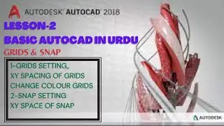 Grid and snap setting in autocad