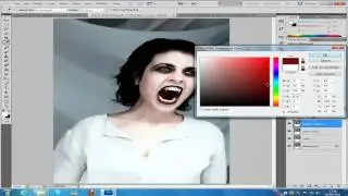 Photoshop CS5 vampire effect tutorial part 2