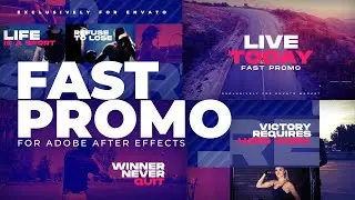 Fast Sports Promo for Adobe After Effects [ perfect for extreme workout promo& modern urban opener ]