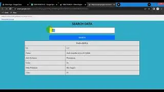 WEB APP Google Sheets | Search Data | Print Result