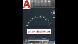 arctext in autocad 