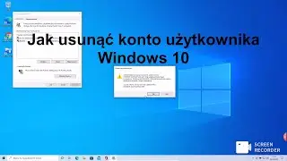 Jak usunąć konto użytkownika Win 10