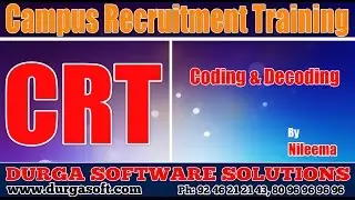 Campus Recruitment Training (CRT) ||Aptitude|| Codeing & Decodeing Part -1