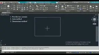 How to Draw a Rectangle in AutoCAD