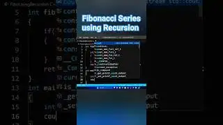 Fibonacci series using recursion in c++ | fibonacci program in c++