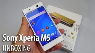 Sony Xperia M5 Dual Unboxing (Waterproof midrange cameraphone) - GSMDome.com