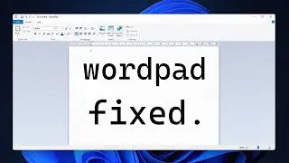 Quick Fix for WordPad Not Opening on Windows 11