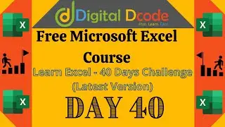 Microsoft Excel Free Training | Excel WEEKNUM & NETWORKDAYS Functions | How to Work with Date?