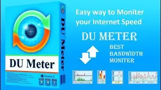 Easy way to Monitor your Internet Speed | DU Meter