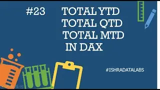 23) QTD, YTD, MTD in DAX | Explained in Telugu | Power BI Telugu Tutorials