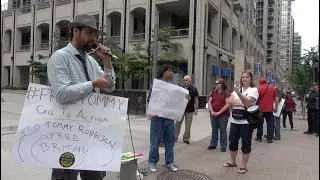 Free Tommy Robinson Rally in Toronto 2018