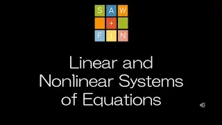 Precalculus 7.1 Linear and Nonlinear Systems of Equations