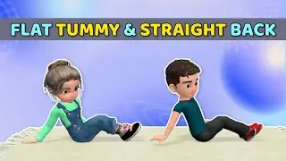7 CORE EXERCISES FOR KIDS – FLAT TUMMY & STRAIGHT BACK