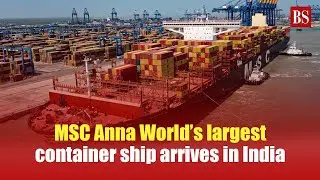 All about MSC Anna, world's largest container ship arrived in India