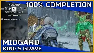 God of War Ragnarök - King's Grave (Midgard) - 100% Completion