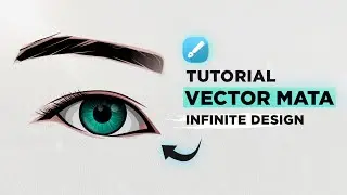 Tutorial Vector Mata REALISTIC - Infinite Design