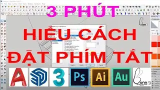 Cài phím tắt trong sketchup | Hướng dẫn cài đặt phím tắt trong sketchup 2021