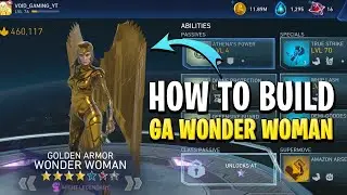 How to Build GOLDEN ARMORED WOMDER WOMAN | build guide | Injustice 2 Mobile |