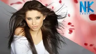 Photoshop cc Hindi Tutorials, Hair Cutout & Remove Background | Wispy Hair Extraction (NKGraphicx)