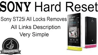 Sony Xperia U ST25i Hard Reset