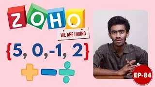 ZOHO Coding Question | HackerRank | Plus Minus | Daily Dose | Ep-84 | Tamil | code io