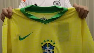 Brazil Home Jersey 2024 UNBOXING + REVIEW | jerseysfcsoccershop.com