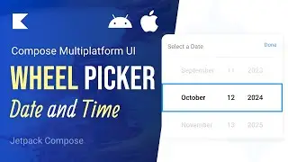 Unique type of Date/Time Picker - Available in Compose Multiplatform