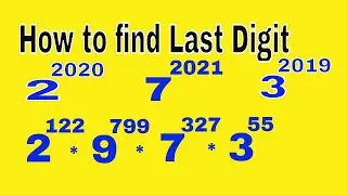 last digit finding|how to find last digit|short tricks of mathematics|How to find Last Digit|2^2021