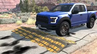 Cars vs Weird Speed Bumps #5 - BeamNG DRIVE