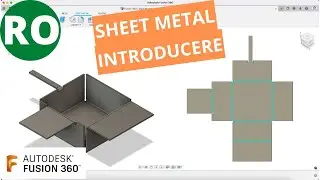 Fusion 360 | Începe Modelarea în METAL | Introducere